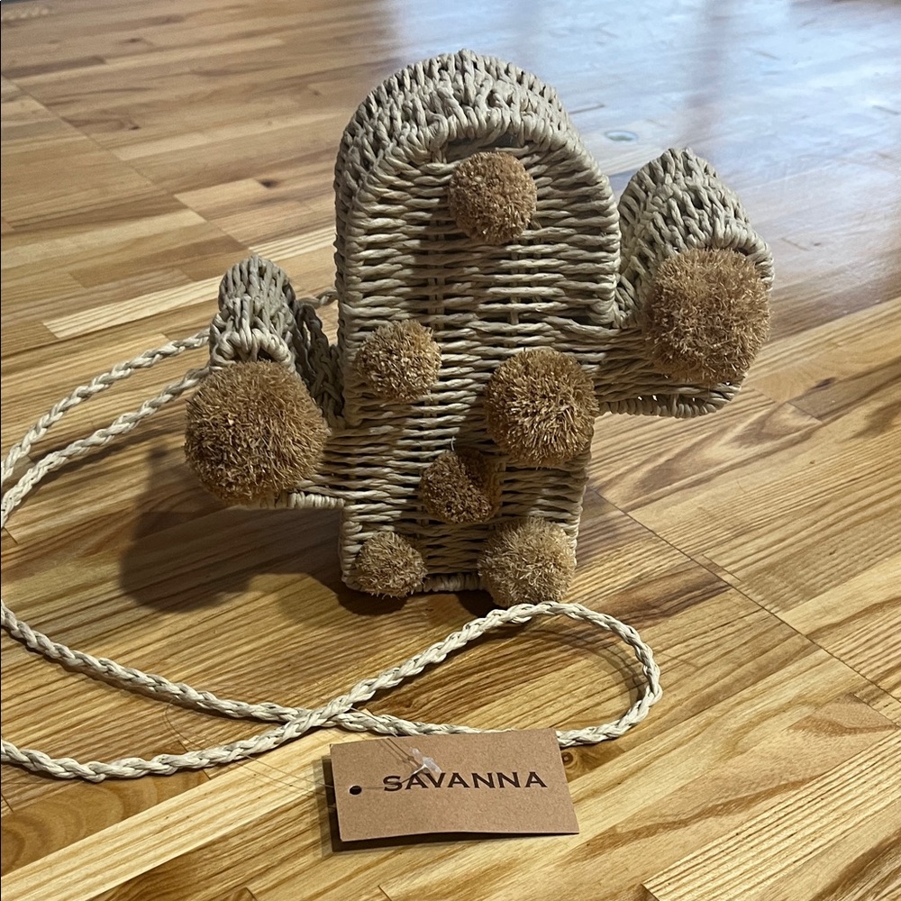 Savanna Beige Cactus Mini Bag